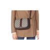 Gucci Ophidia Pasek z Logo Płótno i Skóra Torba Saddle Bag Damska Torba na Ramię 601044-96IWB-8745