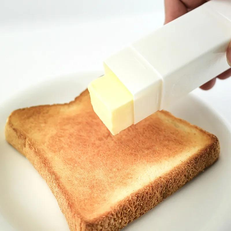 Kitchen Solid Butter Spreader Butter Dispenser On Pancakes Waffles Bagels Toast Butterer Spreading Tool Cheese Storage Box