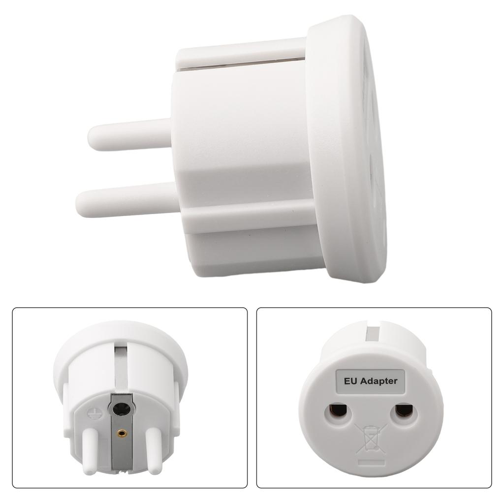 Plastisk Jordad Uttagsomvandlare Adapter P-kontakt Jordad Antistatisk För Jordningsuttag För Jordad Elektrisk Adapter