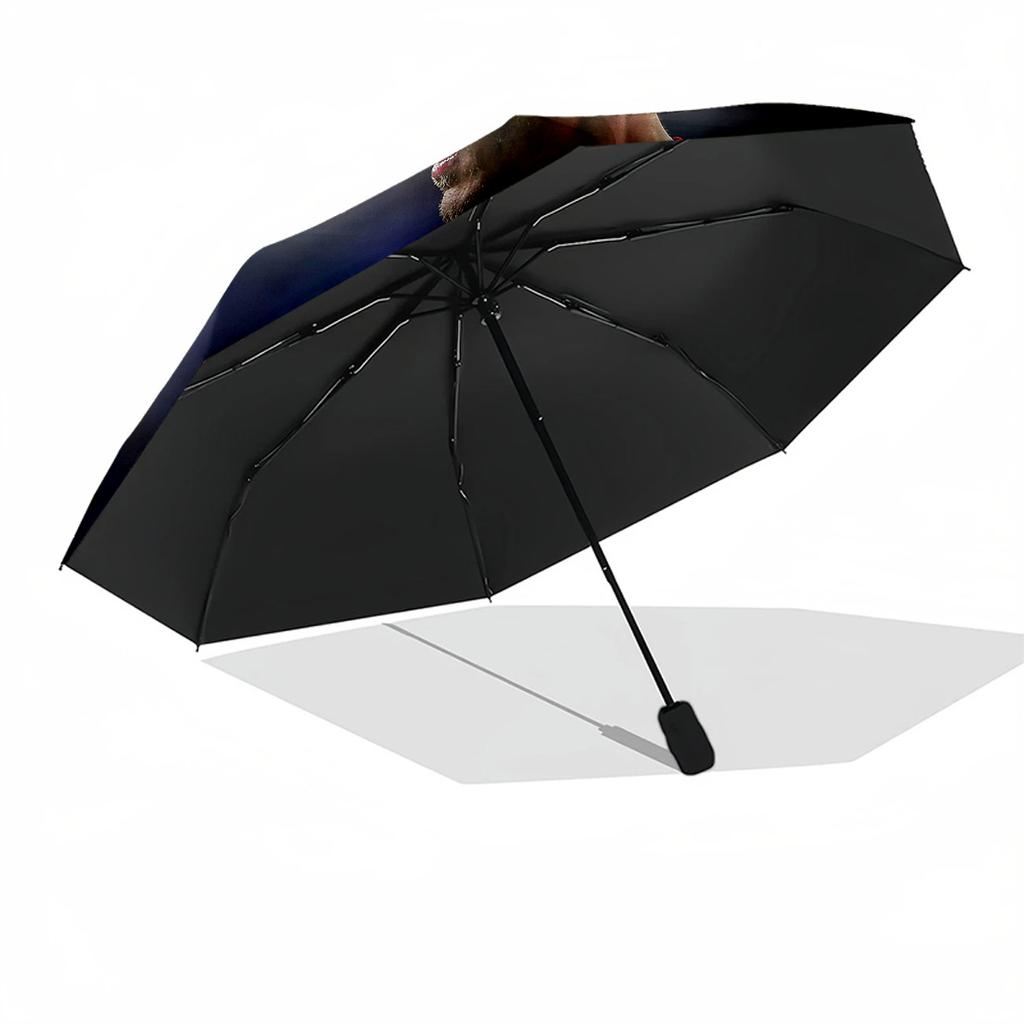 Atletico Madrid Player Compact Travel Automatic Umbrella Compact 8-Rib Lightweight Lightweight All-Season Travel Stylish Accessory Best for Christmas