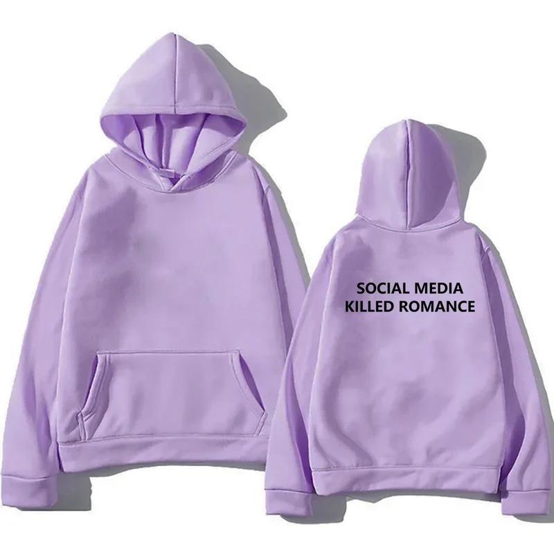 Letter Print Graphic Printing Sweatshirts for Fans Casual Long Sleeve Men/Women Clothing