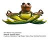 Meditation Frog Statue Sitting Frog Figurine Resin Animal Sculpture Indoor Outdoor Garden Desktop Decoration Ornament