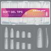 Hot Ultra-Thin Double-Sided Fake Nails with Auxiliary Line Clear Extension Nail Tips No-Trace False Nails DIY