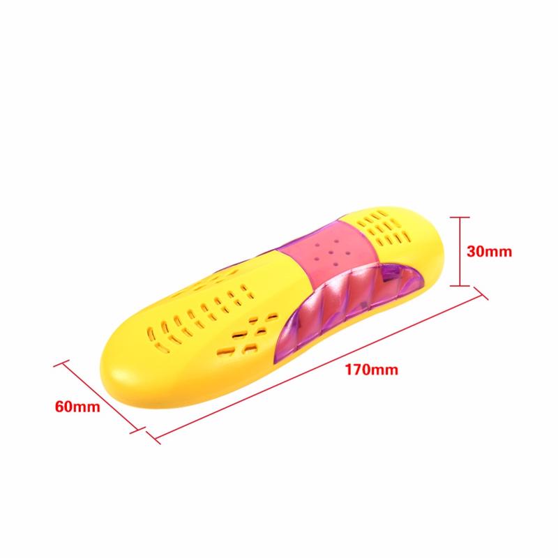 EU Plug Race Car Shape Light Shoe Dryer Foot Protector Boot Odor Deodorant Dehumidify  Shoes Drier