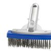 5inch Pool Brush Aluminium Handle Sturdy Multifunctional, Efficient Cleaning Wire