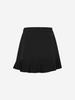 Road Roar Back Pleated Skirt Black