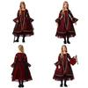 Halloween Child Vampire Costume For Kids With Spandex Fabric For Stage Performance