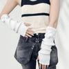 Arm Sleeves Sweet Cool  Girl Knitted Fingerless Gloves Sleeves Cos Hand Sleeves