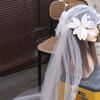 French Style Bridal Headdress Retro Wedding Headband Bridal Lace Floral Hat  Hair Accessories