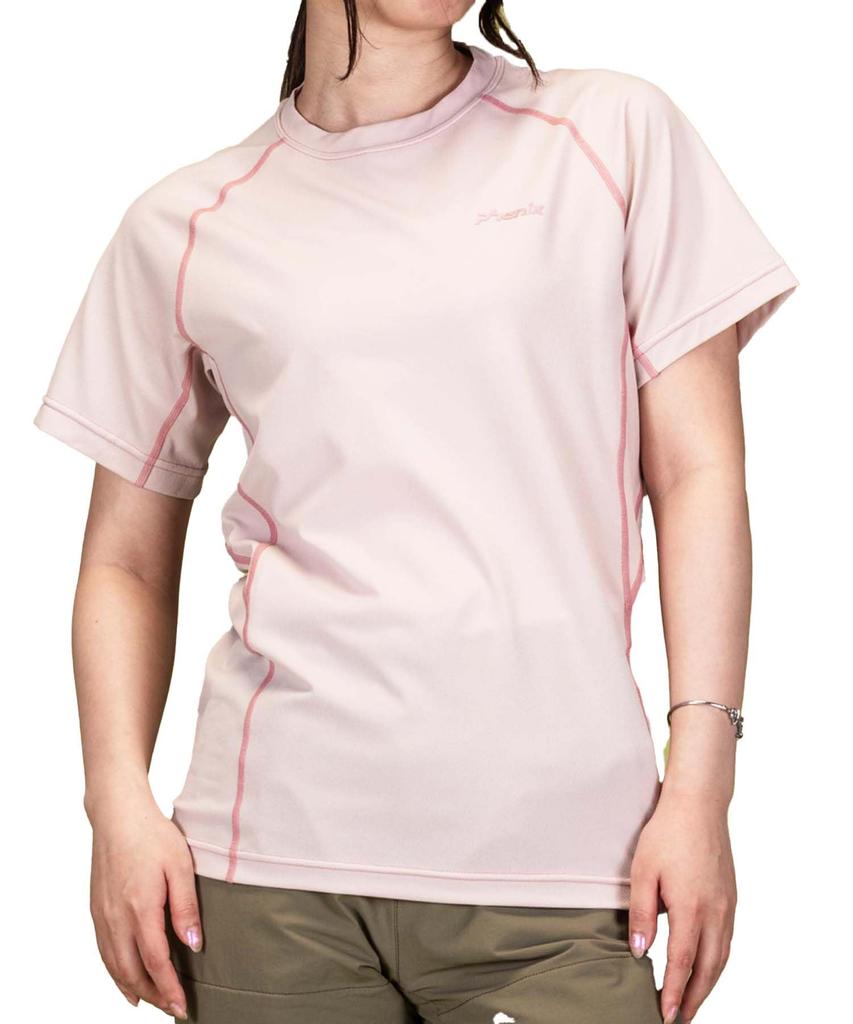 Phoenix Crew Neck Short Sleeve Pink T-Shirt, Women's, (PH8200)