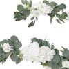 Artificial Flower Swag Rustic Backdrop Arch Handmade Rose Garland for Front Door