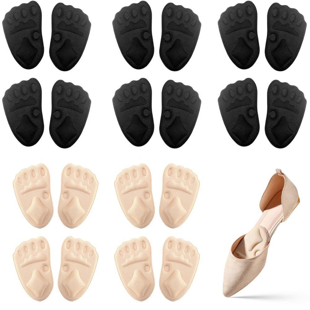 Thickening Metatarsal Foot Pads Foot Protector Half Insole Soft Forefoot Cushion Women