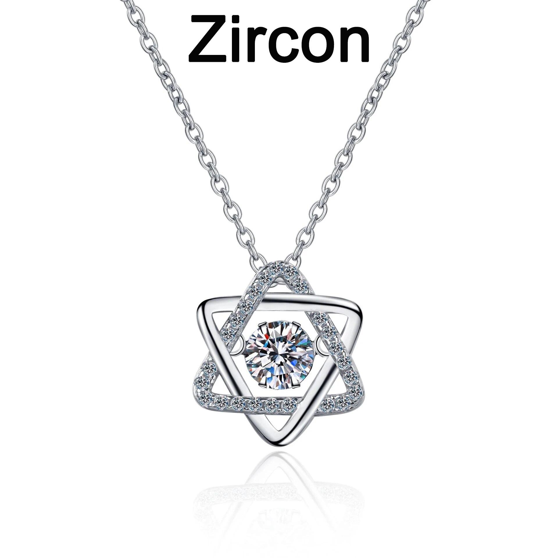 

Настоящее 0,5 карата кулон из муассанита, ожерелье для женщин, стерлинговое серебро S925, сверкающие бриллианты, бьющееся сердце, ювелирные изделия GRA Zircon 5mm