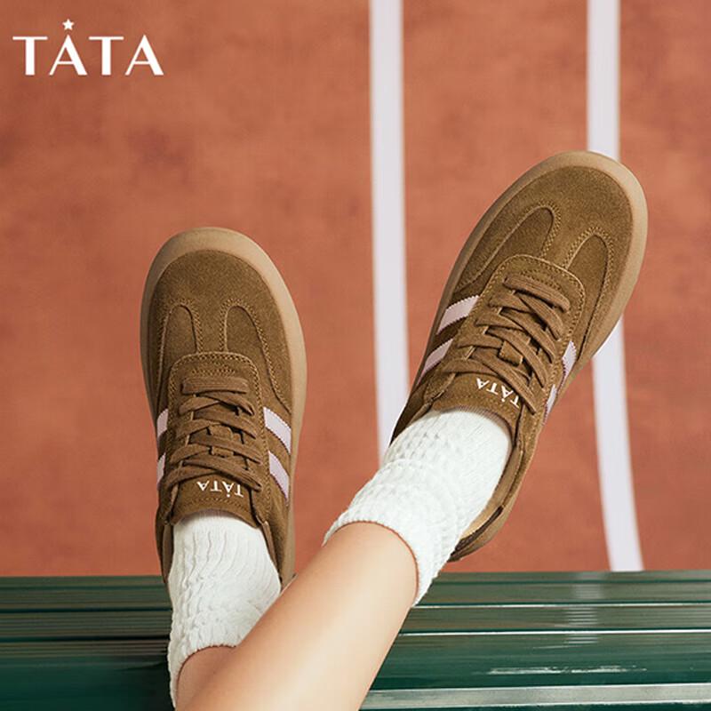 TATA Women s Color-blocked German Trainer Shoes 36