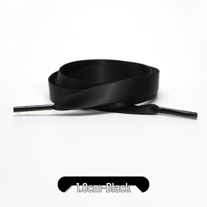 Candy Color Double-Sided 2cm Silk Shoelaces for Casual Shoes & Air Force 1