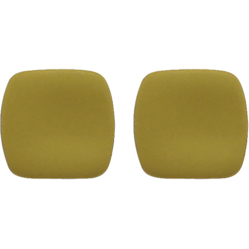 S Needle Frosted Small Square Stud Earrings - Trendy Korean Design, Versatile for Women