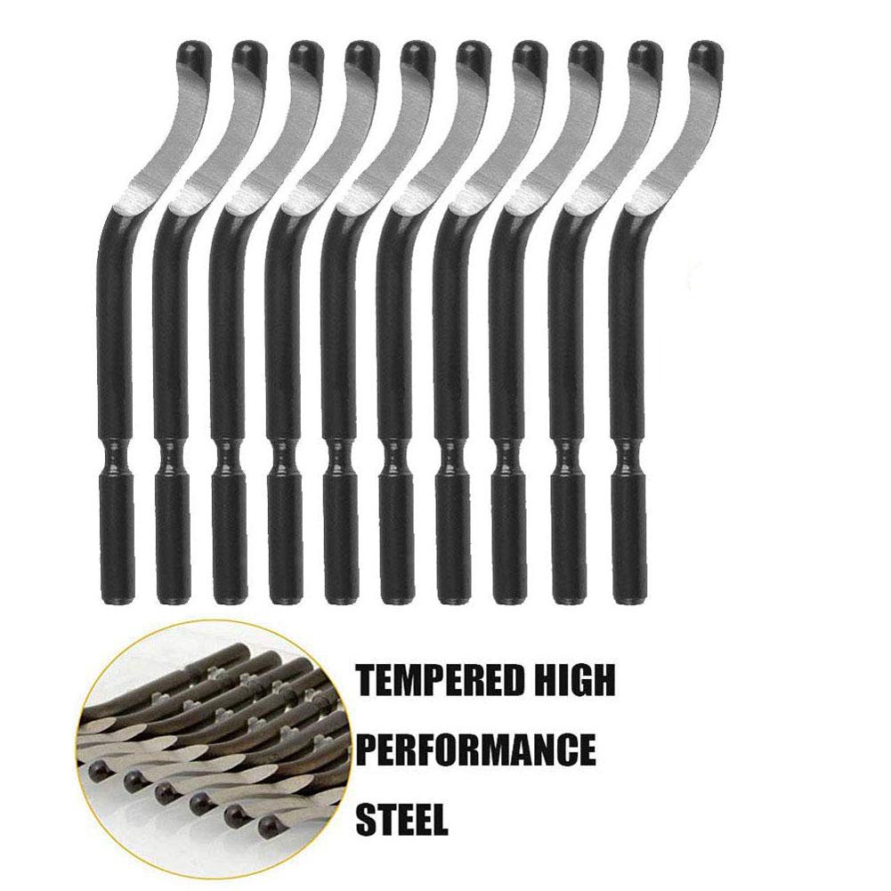 20 PZ Coltello per Rifilare Raschietto Strumento per Sbavare Set di Frese per Sbavare Strumento Rimuovi Bave per Legno Plastica Alluminio Rame e Acciaio