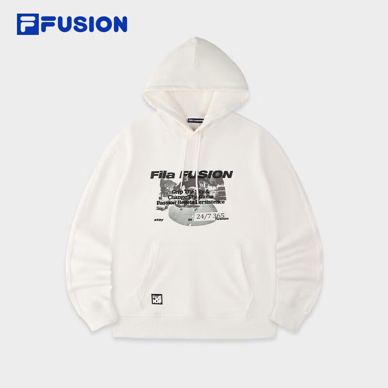 FILA FUSION Men s 2025 Spring Cotton Hooded Sweatshirt M