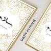 Islamic Matt Gold Floral Border Calligraphy Inspiration Quotes Canvas Painting Poster Print Wall Art Picture Living Room Decor