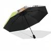 1pc Outdoor Umbrella with Jujutsu Kaisen Design - Automatic Opening/Closing Umbrella with Portable Tri-Fold Design, 8-Rib Iron Frame, Perfect Gif