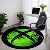 1 Stück Xbox Gaming Office Runder Teppich, Indoor-Matte Geeignet für Büro, Schlafzimmer Wohnzimmer Heimdekoration, Zimmerdeko, Offic a0926228