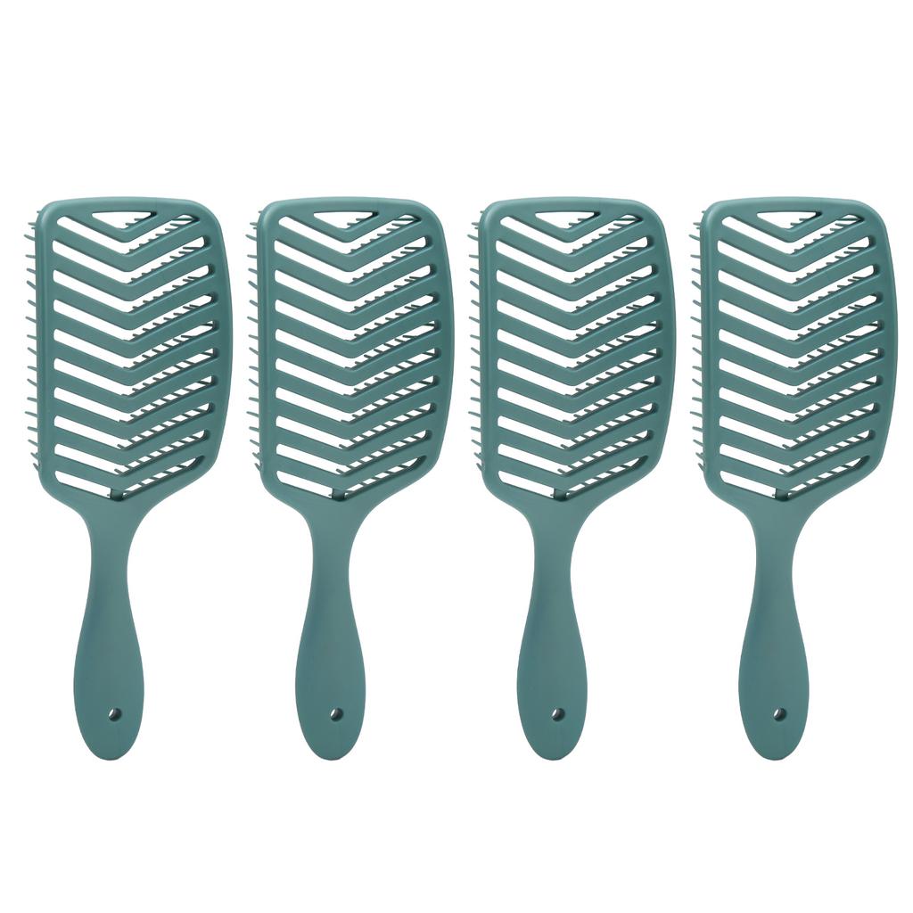 4pcs Detangling Hair Brush Portable Hollow Wet Dry Hair Styling Brush Comb for Women Men Children