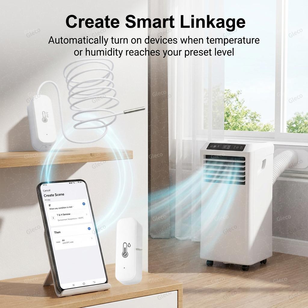 Zigbee Smart Thermometer Hygrometer With Probe Detect Pool Fridge Freezer Liquid Temperature Sensor For 2MQTT TUYA Smart Life