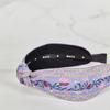 MAIA Royal Jacquard Hairband - Violet