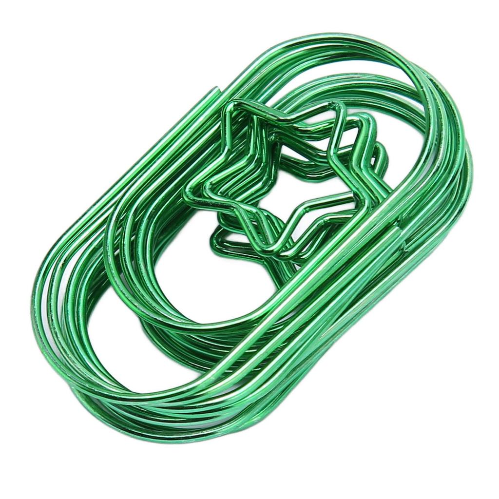 40PCS Star Paper Clips Bright Color Rust Proof Coating Portable Lightweight for Home
