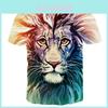 Premium Quality Lion Animal 3d Print T-shirt For Men And Women In All Sizes