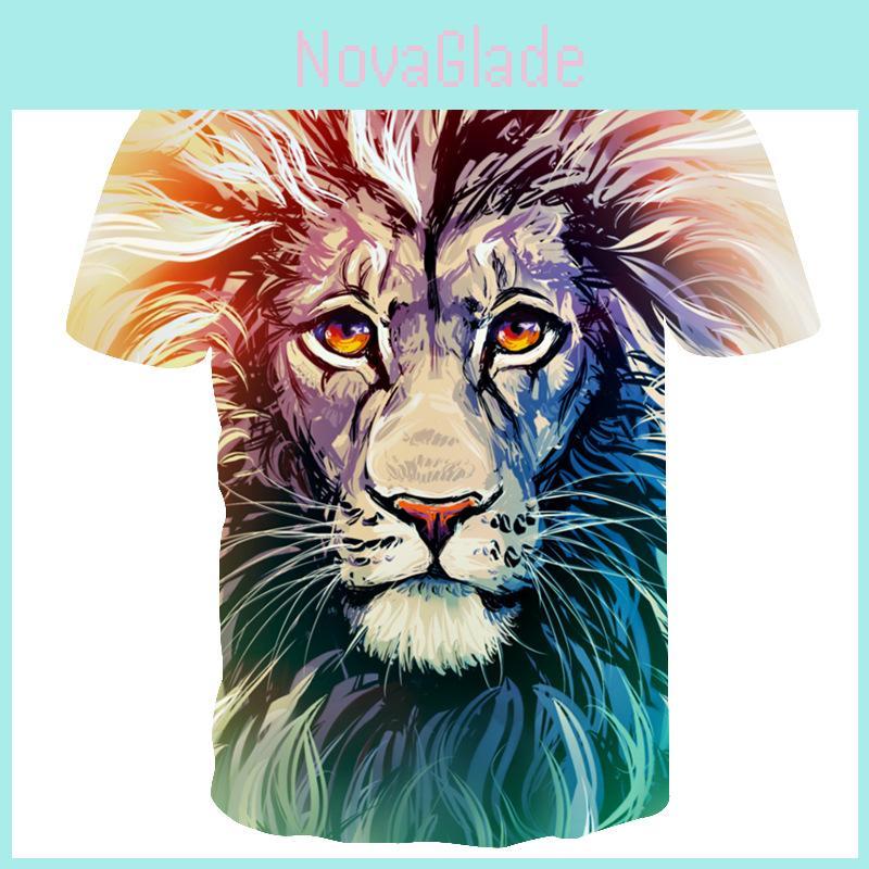 Premium Quality Lion Animal 3d Print T-shirt For Men And Women In All Sizes