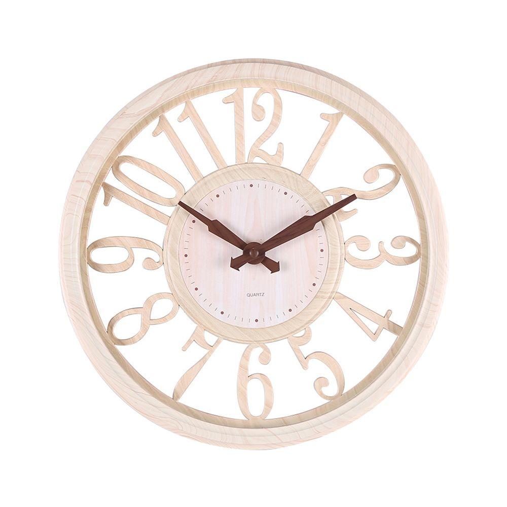 Modern 12inch Battery Powered Hollow Kitchen 3D Home Decor Wall Clock Wall Watch Clock Art