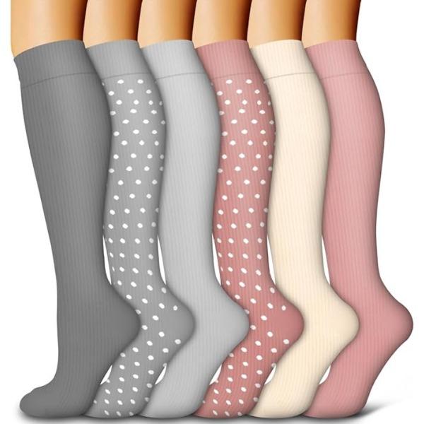 Drucksocken Damen Herbst Bein Kompressionssocken Strümpfe Europäische und Amerikanische Wadenstrümpfe Yoga-Socken