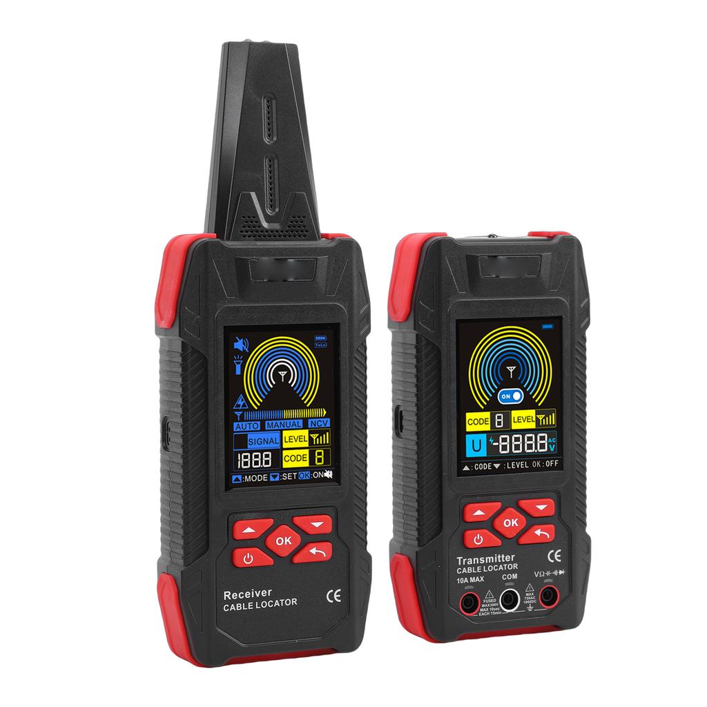 Underground Cable Locator Multimeter 2 in 1 Digital 6000 Counts Wall Wire Tracker Detector Circuit Breaker Finder