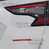Car Decor Metal SYMMETRICAL AWD Letter Emblem 3D Sticker For Subaru Forester Leone Impreza Legacy Outback Tail Rear Trunk Decals EP1