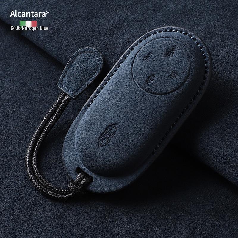 Compatible with Zun Jie M9, Wenjie M8/M7, Xiang Jie S9: Zhi Jie Suede Full Coverage Bluetooth Remote Case.