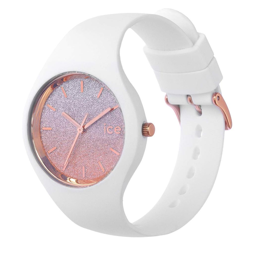 Authorized Ice Watch Authorized Dealer Watch 013427 ICE lo White Pink Small [Ice Watch] Women's