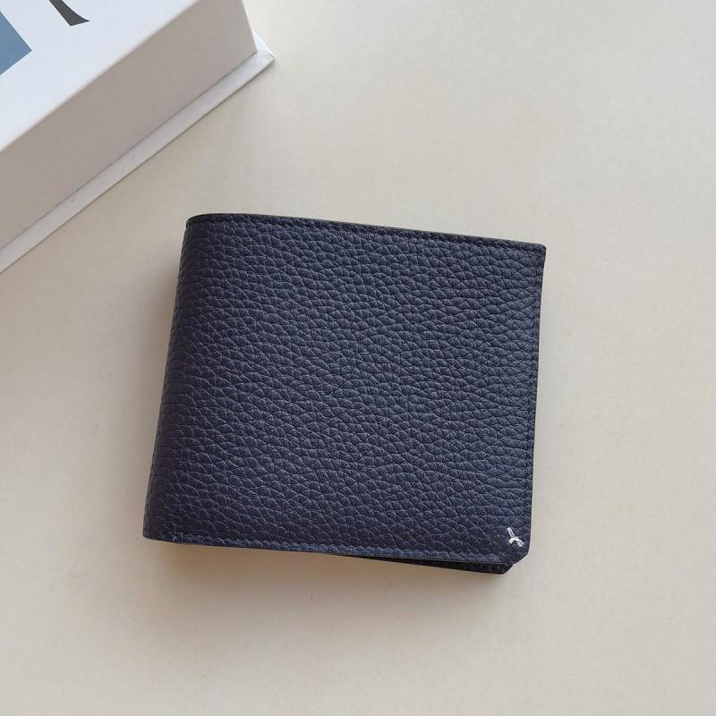 Genuine Calfskin Leather Bifold Wallet With
