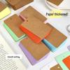 Portable English Word Cards: Hard Cardstock Pocket Ring-Bound Notebook.