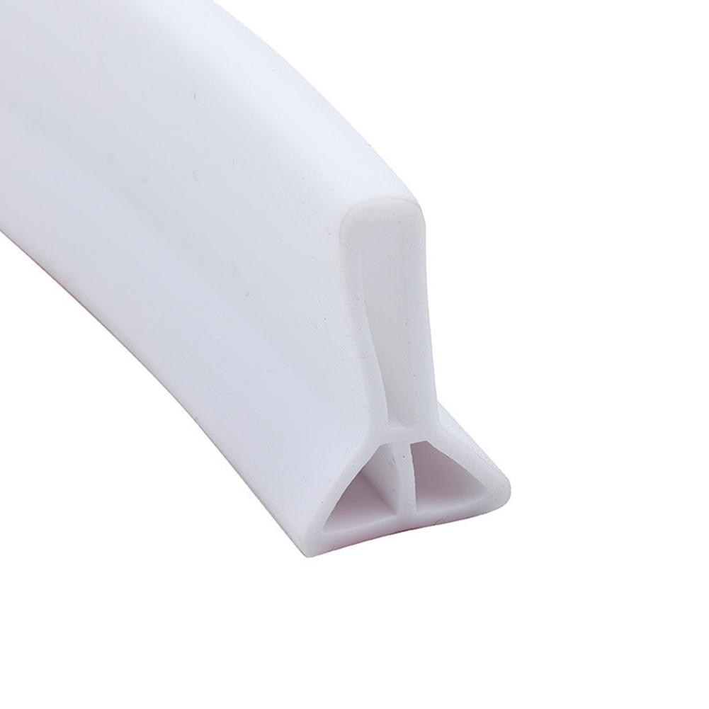 50-300cm Rubber Silicone Shower Barrier Water Stopper Bathroom Waterproof Strip