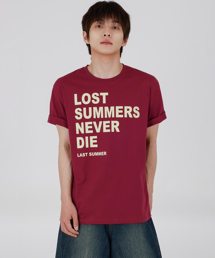 Opeumeideu Lost Summer Printed Oversized Short Sleeve Tee