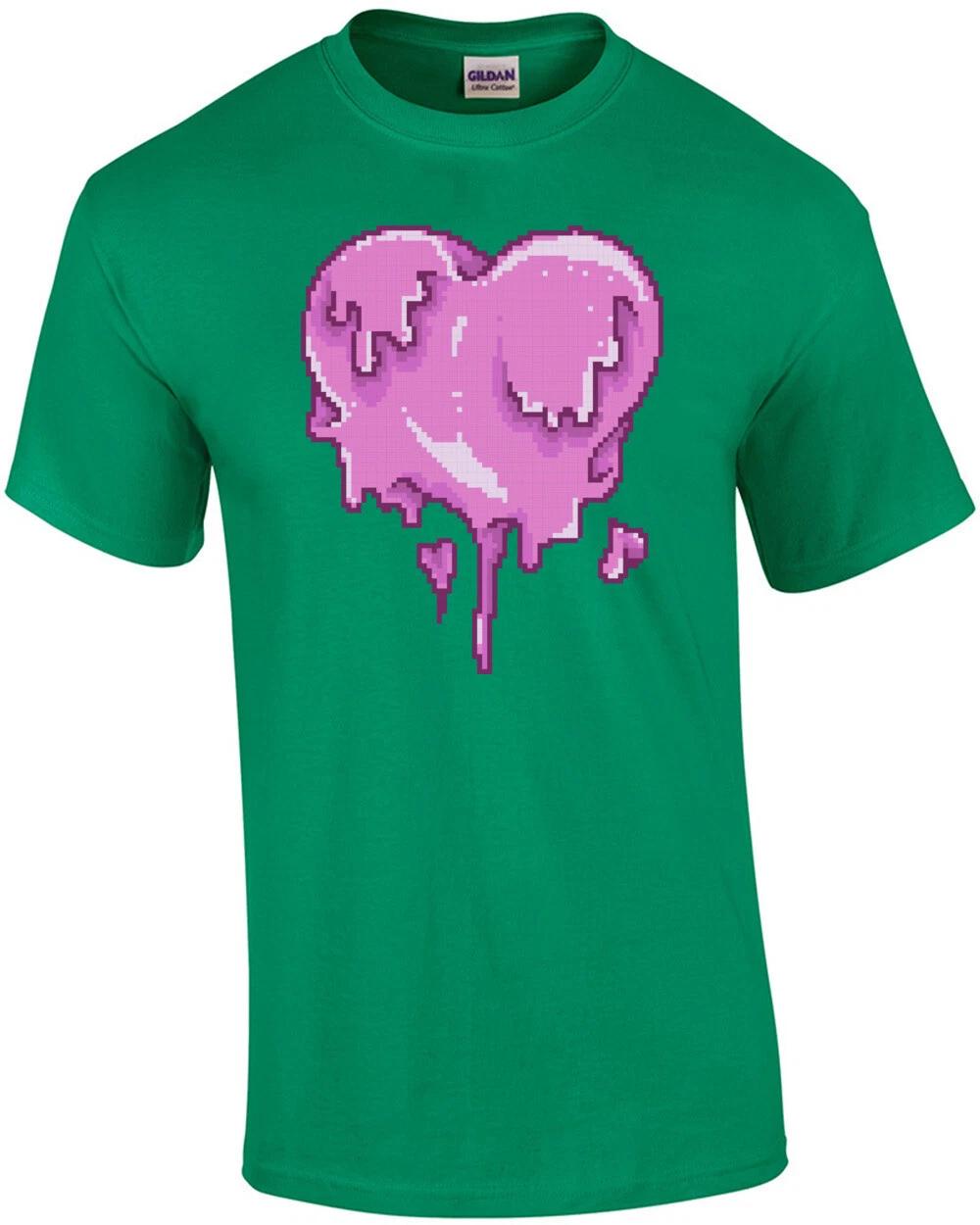 Melting Heart Retro Gaming T-Shirt 3XL