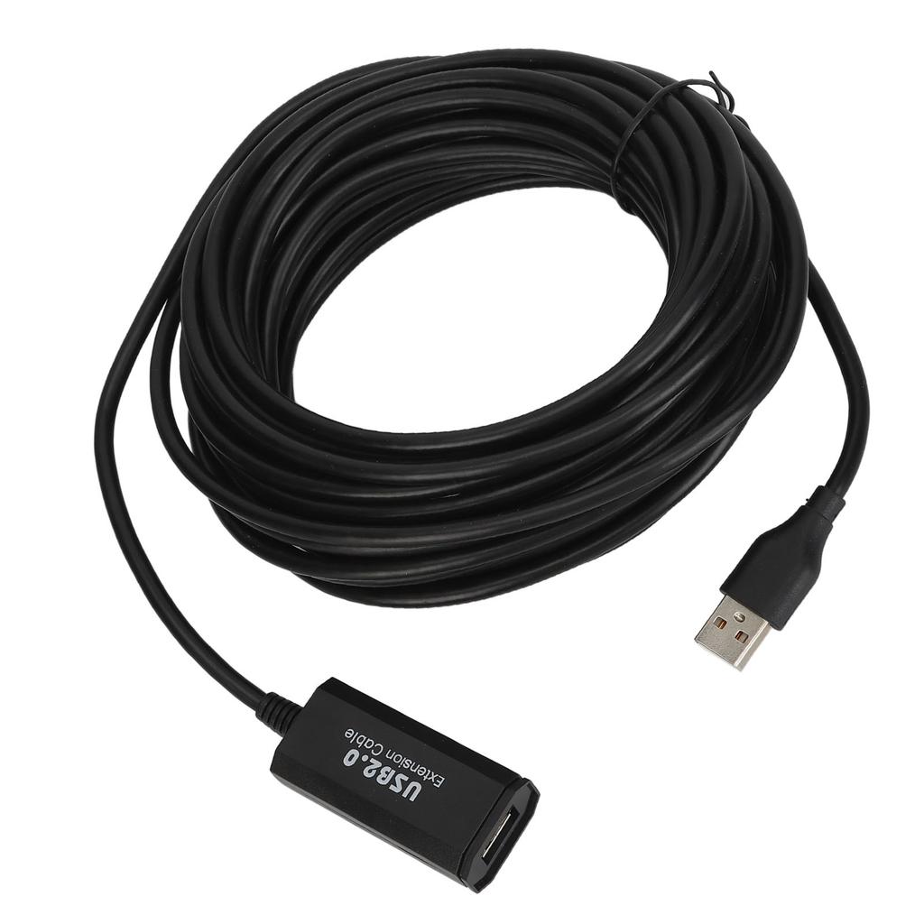USB Extension Cable 33FT Male to Female 480Mbps Transfer Speed USB Active Extender Cord for Keyboard Mouse Printer