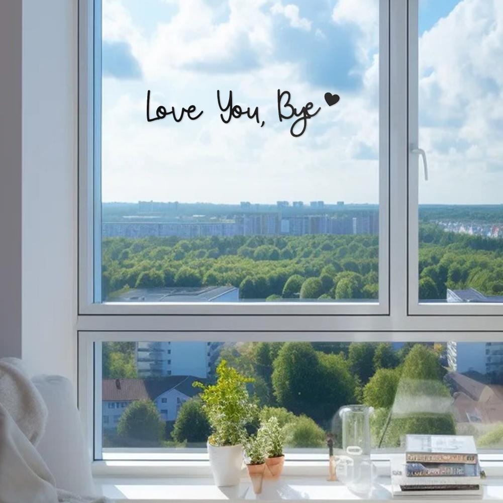 Ich liebe dich Tschüss Holzschild Wanddekoration Valentinstagsdekorationen für Zuhause