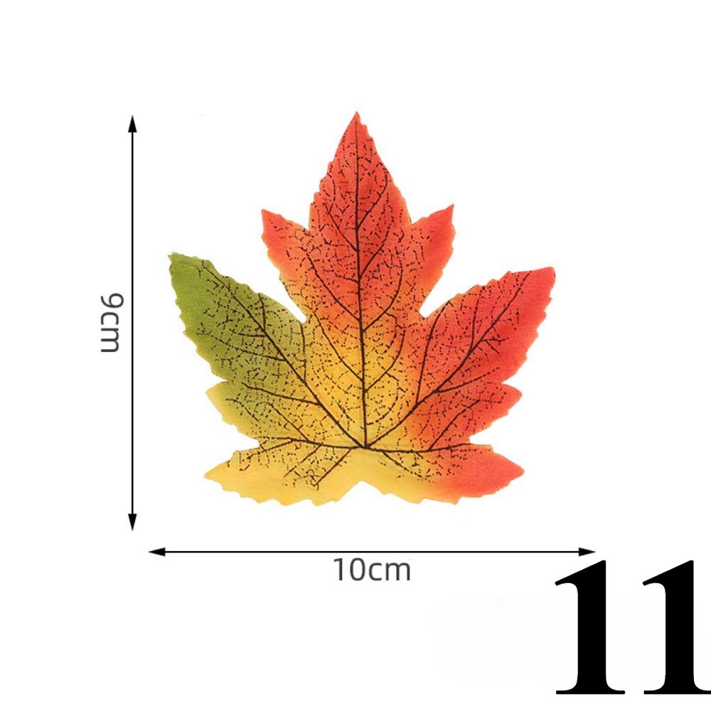 

50 шт. искусственный шелк кленовый лист осенние искусственные листья гирлянда кленовые листья лоза День благодарения Хэллоуин свадьба вечеринка декор