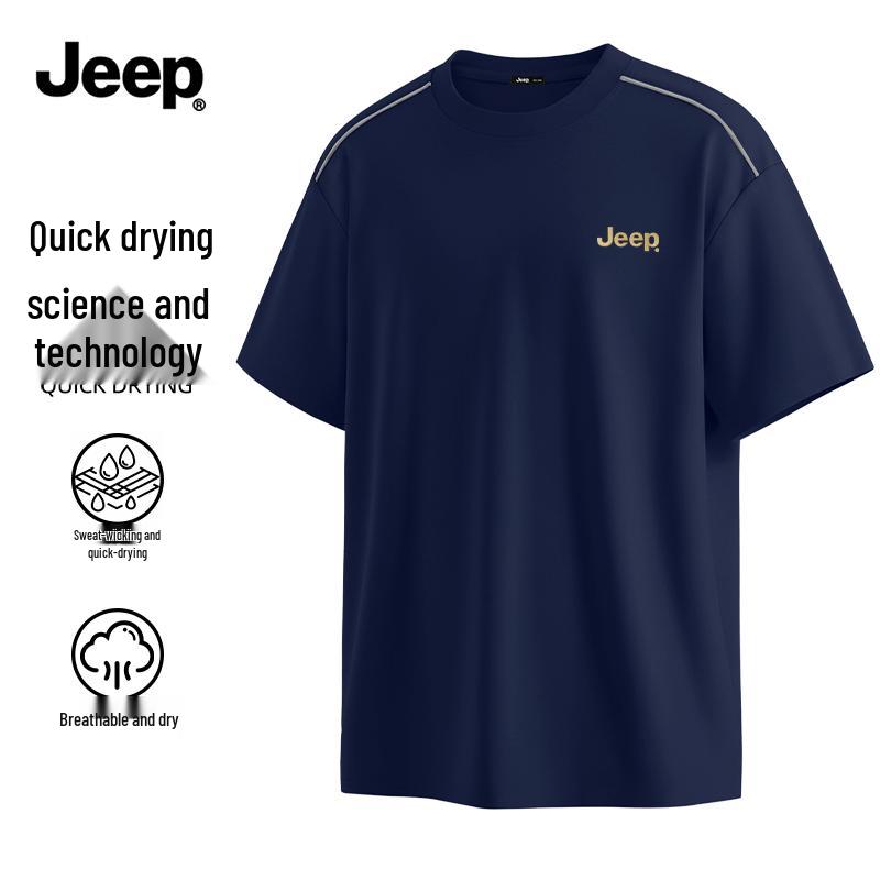 JEEP Men s Short Sleeve Quick-Dry T-Shirt L
