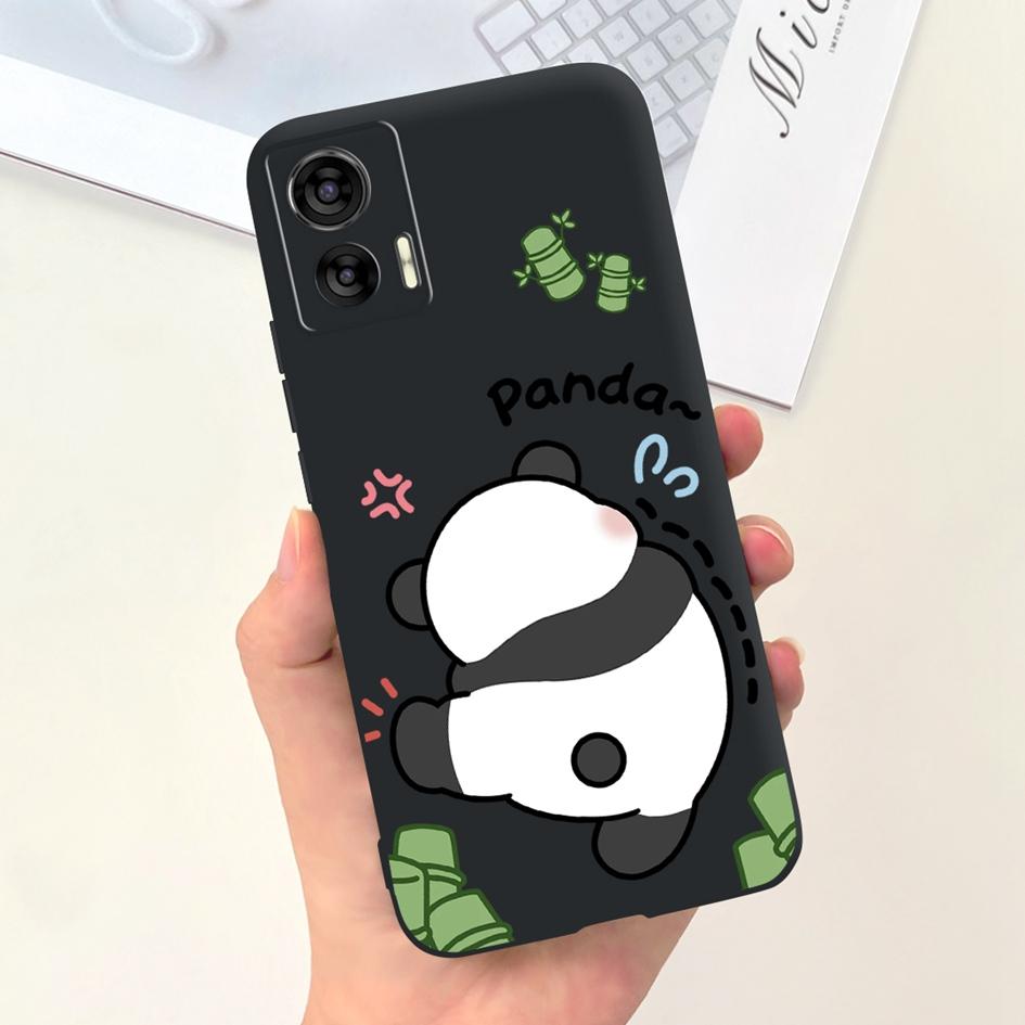 For Motorola Edge 30 Neo Case XT2245-1 Shockproof Cover Cute Cartoon Tulip Anti-Fall TPU Phone Case For Moto Edge 30 Lite Bumper