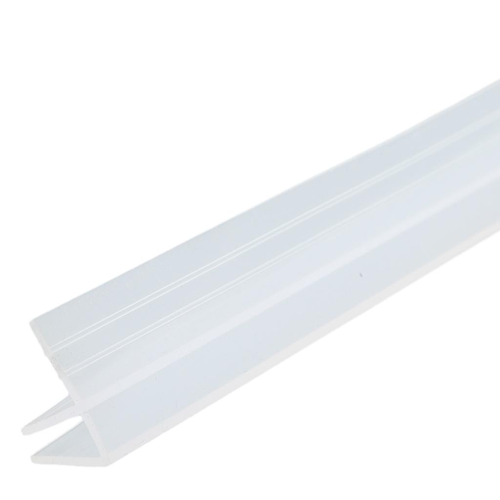 2m F Shape Bath Shower Screen Door Seal Strip For Glass  6mm Seal Gap