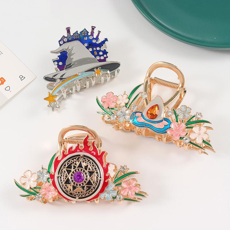 Cute Creative Cartoon Hair Claw Zinc Alloy Dragon Hair Claws Claw Clip Hair Accessories For Women Girls