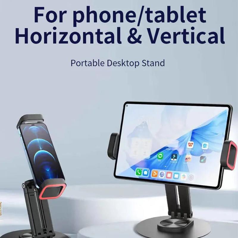 

JMARY MK-63 360 Degree Rotating Base Foldable Desktop Stand for Phone/Tablet